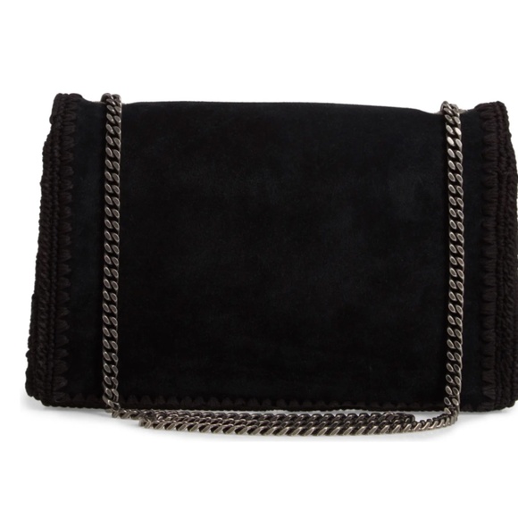 New Authentic SAINT LAURENT Medium Kate Whipstitch Suede Shoulder Bag - Picture 4 of 15